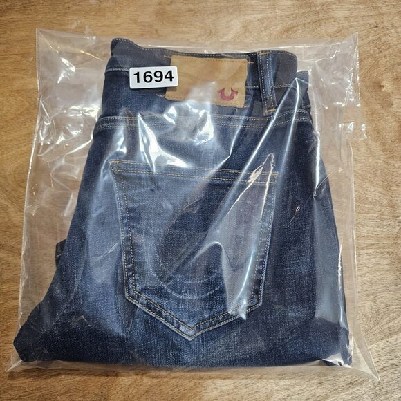 True Religion Jean Shorts Lauren Women’s 24 6" Inseam Blue Made In Italy Stretch - Picture 14 of 14